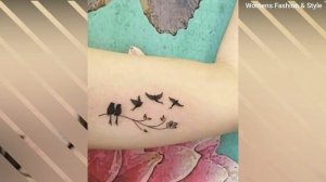 Simple & Cute Bird Tattoo Design Ideas For Girls 2023 | Small Bird Tattoos | Women's Tattoos!