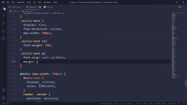 Full Responsive Personal Portfolio Website  HTML CSS And JavaScript | Make Website With HTML CSS