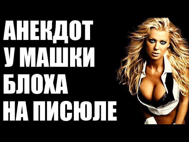 АНЕКДОТ ПРО БЛОХУ В ИНТИМНОМ МЕСТЕ