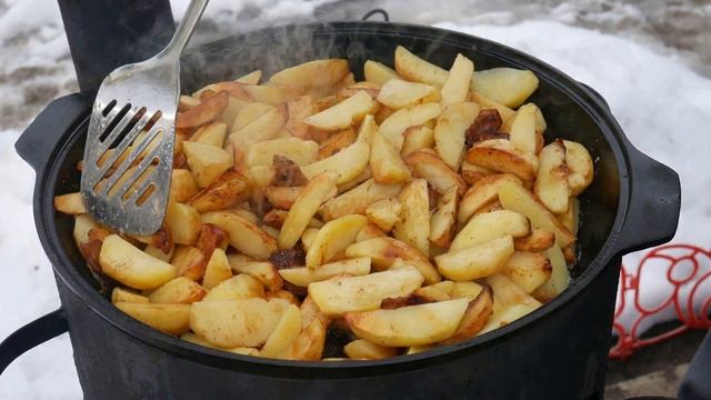 КАРТОШКА по ОХОТНИЧЬИ в КАЗАНЕ