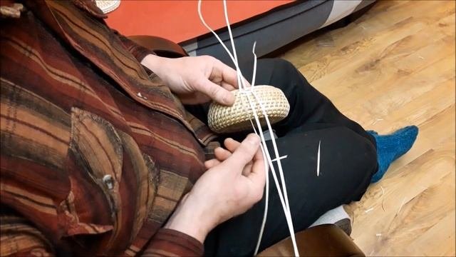 Плетение шкатулки спиральным плетением