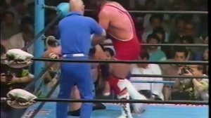 AJPW - Stan Hansen vs Steve Williams