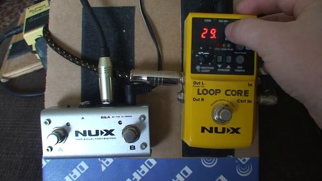 Quick NUX Loop Core Tutorial (With Footswitch) смотреть онлайн