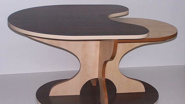 Красивый округлый кухонный стол смотреть онлайн
