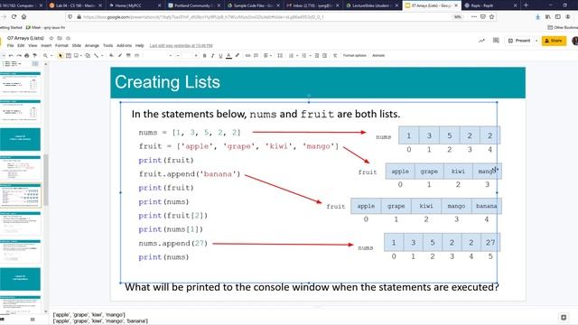 Python Basic Lists