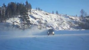 паджеро 4 зима дрифт