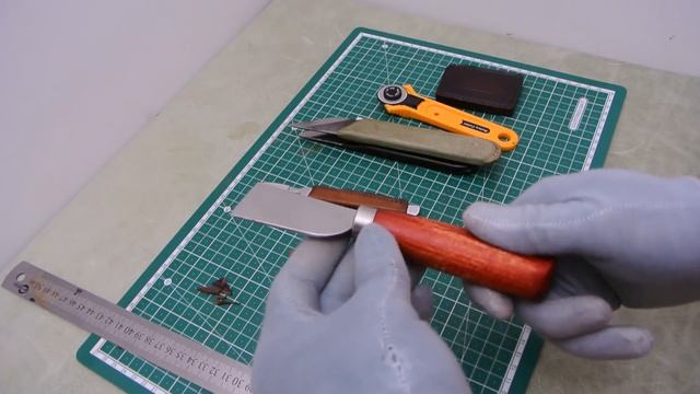 Набор ножей для изготовления кожаных изделий. Циркульный нож. Knife for leather. смотреть онлайн