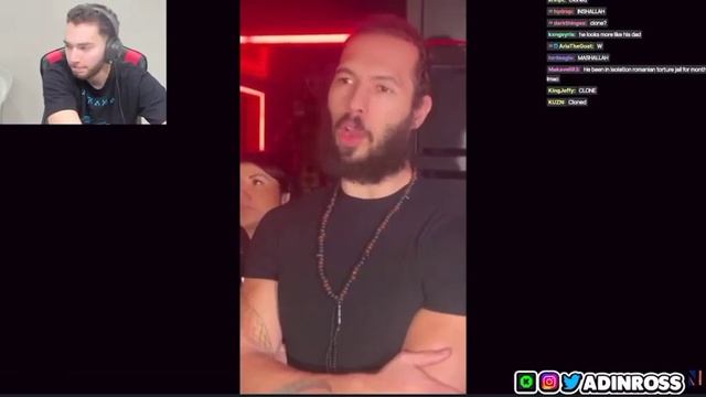 Adin Rose React To Andrew Tate looks After Release смотреть онлайн