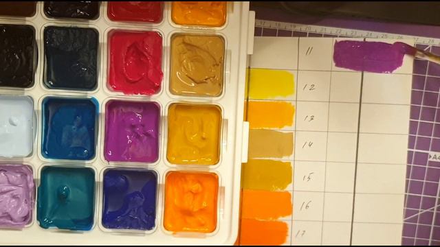 ОБЗОР ЖЕЛЕЙНОЙ ГУАШИ/ Гуашь в кюветах/👀 смотреть онлайн