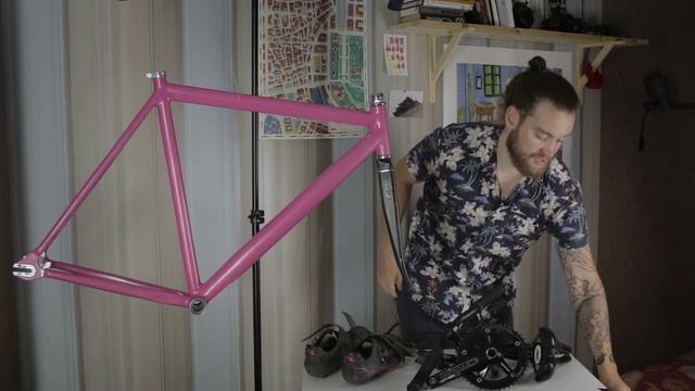 Сборка кастом фикседгир велосипеда Colossi Al Colossione смотреть онлайн