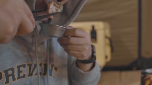캠핑 브이로그 . 반려견을 위한 숲 속의 안락한 휴식 공간 만들기 . 동계 좌식세팅 . 가을 숲 ASMR