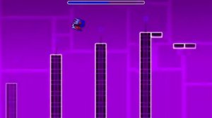 прохождения первого уровня в Geometry Dash 1#