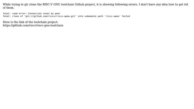 Ubuntu: git clone fails with "Connection reset by peer" смотреть онлайн