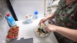 салат с морской капустой...