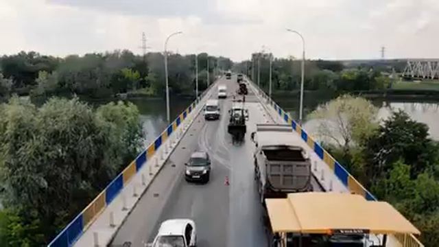 Мост через Северский Донец . Лиман - Славянск