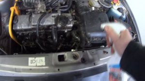 Как ЛЕГКО ОТМЫТЬ ДВИГАТЕЛЬ ЗА 100 РУБЛЕЙ!!!! ОТМЫВАЕТ ВСЁ!!!!