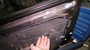 MITSUBISHI OUTLANDER XL door trim panel removal - разборка двери MITSUBISHI OUTLANDER XL
