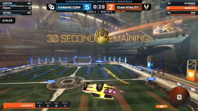 KCORP vs VITALITY - 1/2 Finale WB Spring Open EU - RLCS 22/23 смотреть онлайн