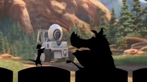 Timon and Pumbaa at the Cinema Planet 51