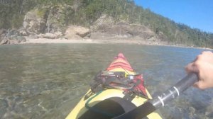 Sea kayaking a tropical paradise