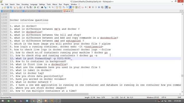 DevOps Interview Questions | Docker Interview Realtime Questions | JMSTechHome | Madhu
