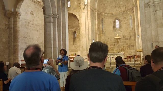 Listen to the beautiful Acoustics in Saint Anne Church Old City of Jerusalem Israel Holy Land смотреть онлайн