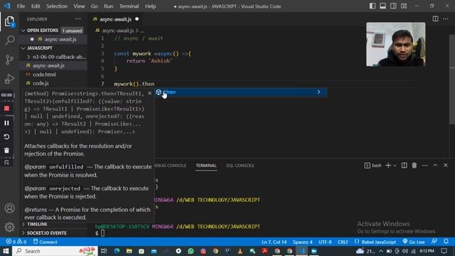 Async/Await in JavaScript #javascript #async #awaits #nodejs