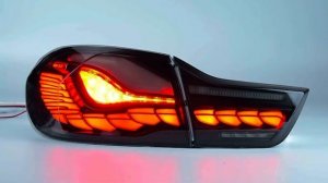 BMW F32 F33 F34 M4 4 series GTS OLED Dragon Scale Tail lamp light LED DRL taillamp taillight