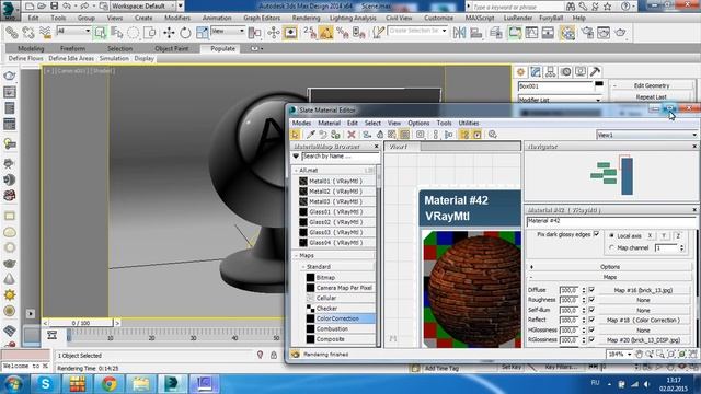 Материал кирпича в 3ds Max смотреть онлайн