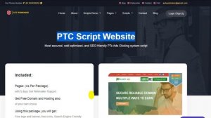 How to Start Your Own PTC "Pay To Click" Website? | PTC Script Website | GetWebMaker