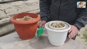 DIY Самый легкий способ сделать цветочный горшок из цемента своими руками Кашпо Вазоны Поделки Идеи