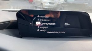 Как проверить давление в шинах на экране Mazda ?