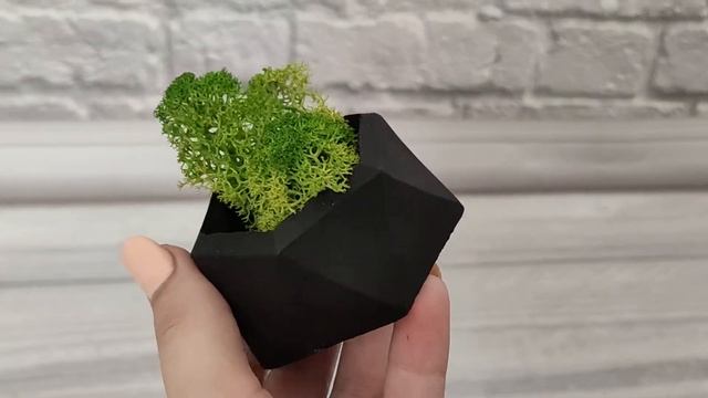 ?Горшок для цветов,бетонное кашпо,кашпо для кактусов, кашпо под суккулент, кашпо мох ягель. ? смотреть онлайн