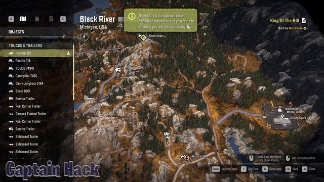 SnowRunner Part 26 - Black River Michigan - King of the Hill - Hummer H2