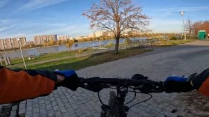 Moscow cycling tour. Веломаршруты Москвы. Братеевский парк и Братеевская набережная.