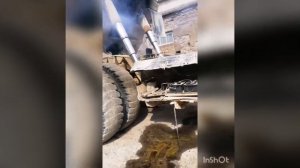 Завершение ремонта БелАЗ Ямз240