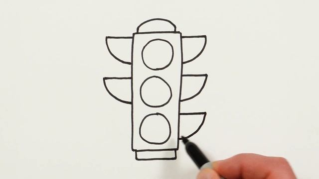 How to Draw Traffic Lights | Easy Drawing Tutorial