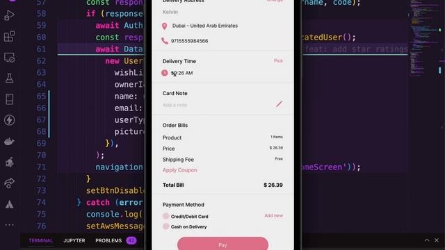 Stripe card payment | React Native tutorial | ReactJS | Gift смотреть онлайн