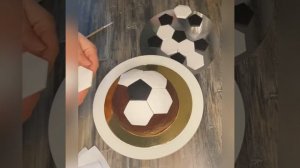 Как приготовить торт в виде футбольного мяча. Torte mit Fußball. Football cake