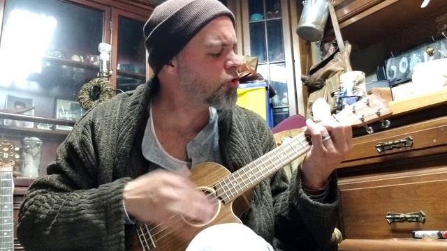 Nirvana- About a girl Ukelele cover смотреть онлайн