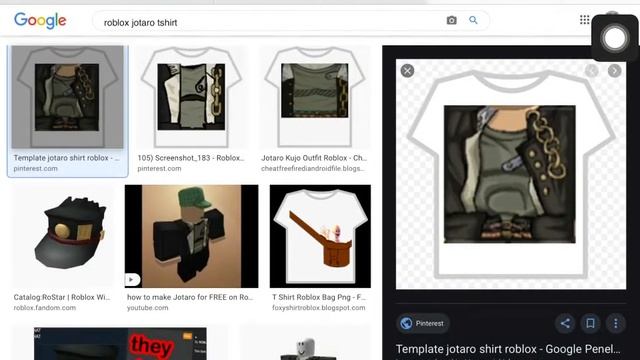 How To Make Jotaro Outfit On Roblox For Free!