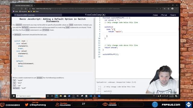 Learning Javascript #day003 of #100DaysOfCode on #FreecodeCamp