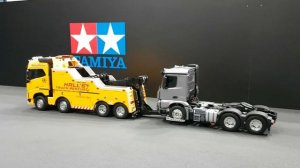 Tamiya 56362 1/14 Volvo FH16 Globetrotter 750 8x4 TowTruck at Nuremberg Toy-Fair 2020