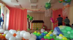 Оформление детского сада воздушными шарами