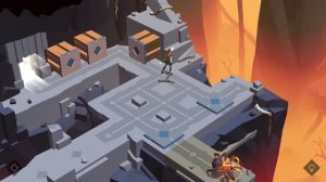 Lara Croft GO. 6 Огненная Пещера. 3 Помощь Врага