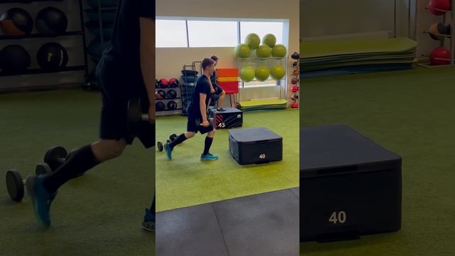 Weighted box running ups / забегания на короб с весом