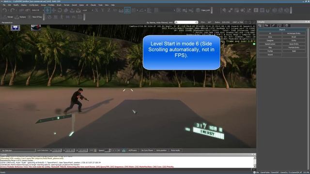 Side Scrolling Mode in Cryengine 3.5 and Starting Level in mode SideScrolling by default смотреть онлайн