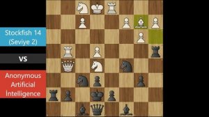 Stockfish 14 (Seviye 2) VS Anonymous Artificial Intelligence - Game 1