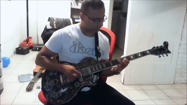 Sick A minor guitar improvisation on Clockwork zombie Gothic Guitar смотреть онлайн