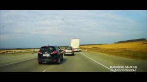 Дорога Челябинск - Учалы по трассе - видеорегистратор - 19 мая 2018 г. Видео ускорено!